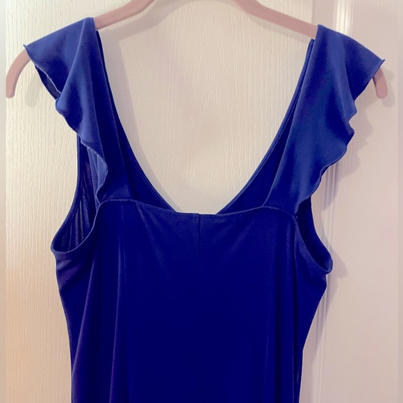 Dress Barn royal blue dress size 8 - Picture 4 of 7